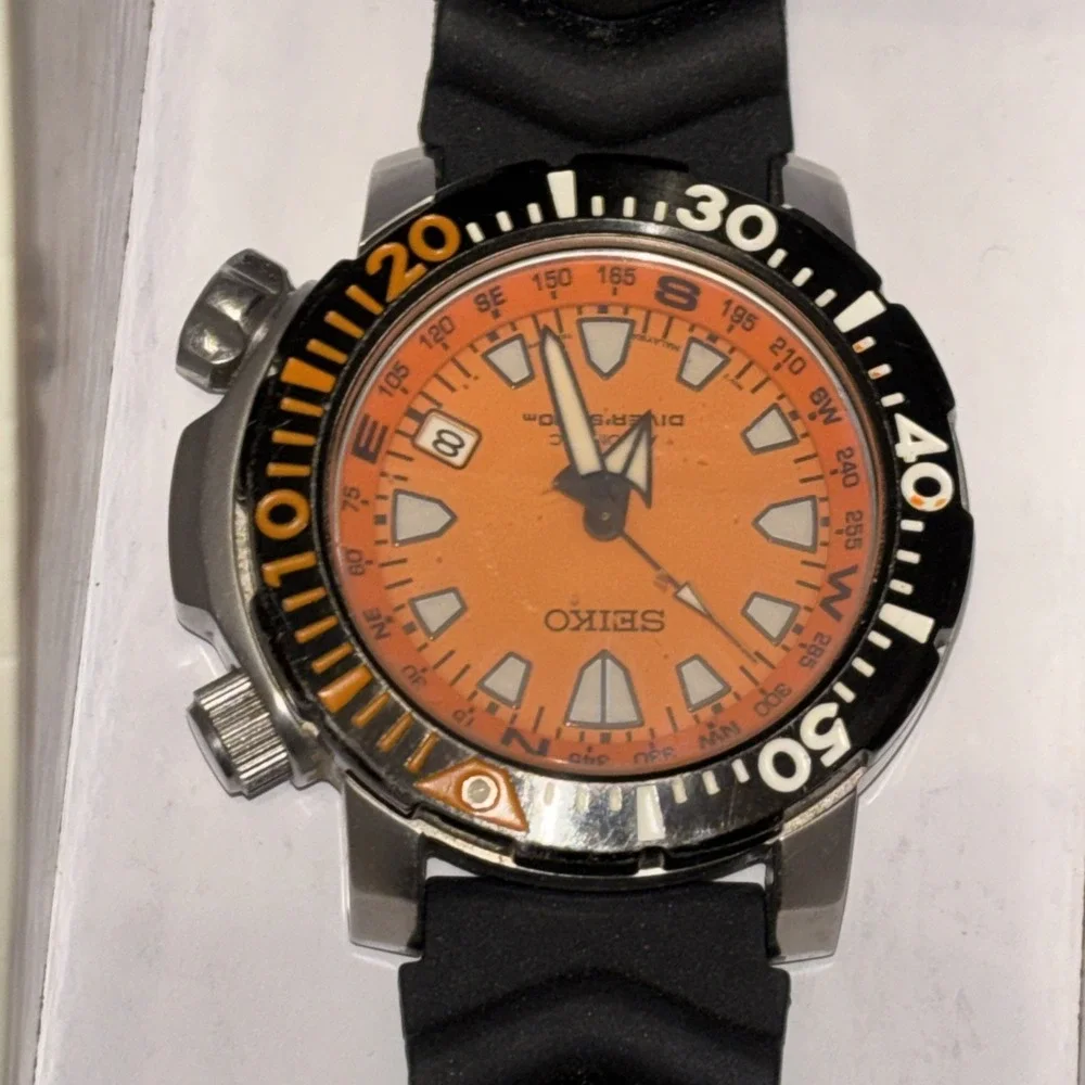RARE Seiko Land Monster Divers 23 Jewels 200M 7S35-00F0 Automatic Men's Watch‎